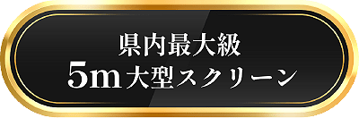 県内最大級 5m大型スクリーン