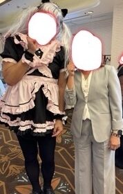 お祝いの席でアイドル発見